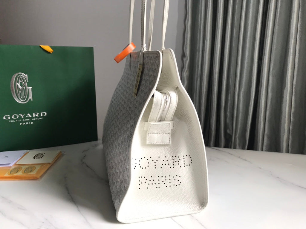 Goyard Hardy PM Tote Bag GY020176 White