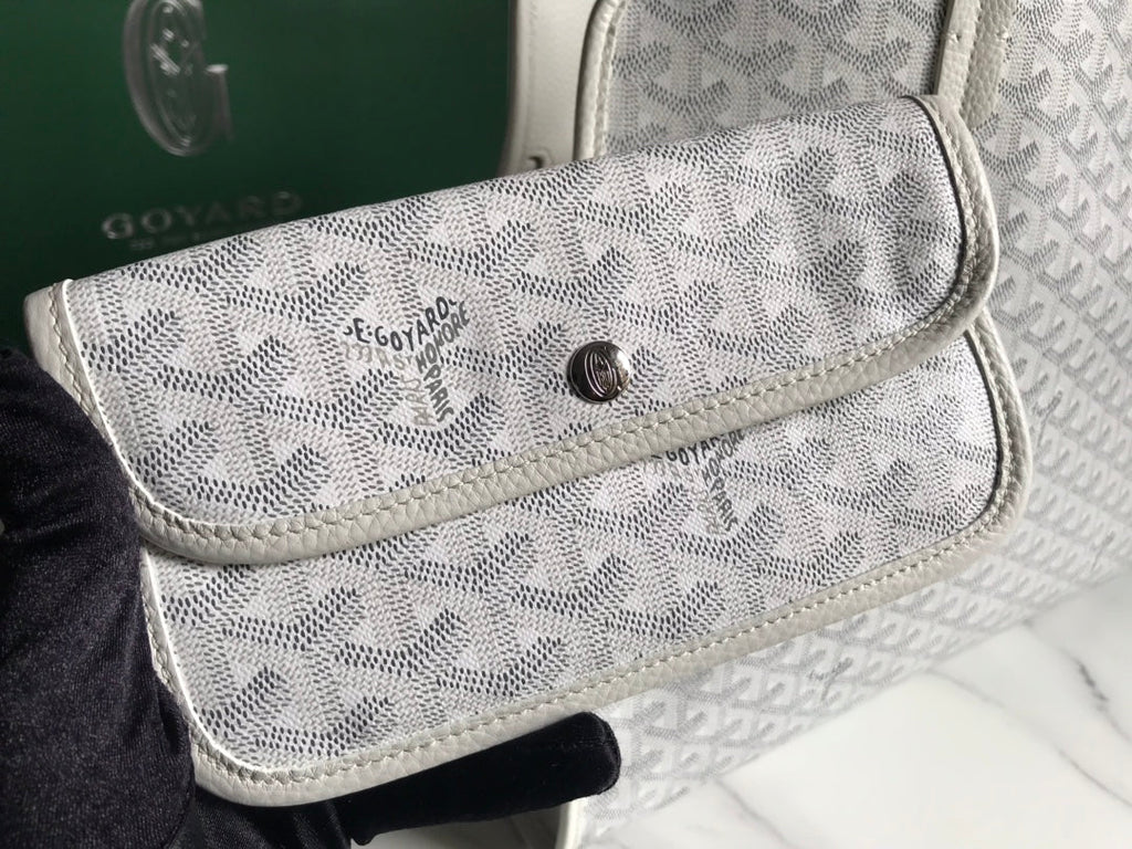 Goyard Hardy PM Tote Bag GY020176 White