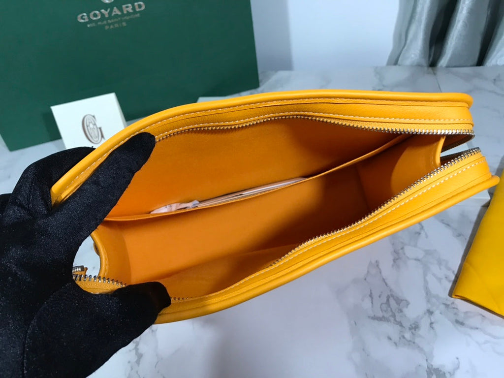 Goyard Jouvence GM Toilet Bag GY020208 Yellow