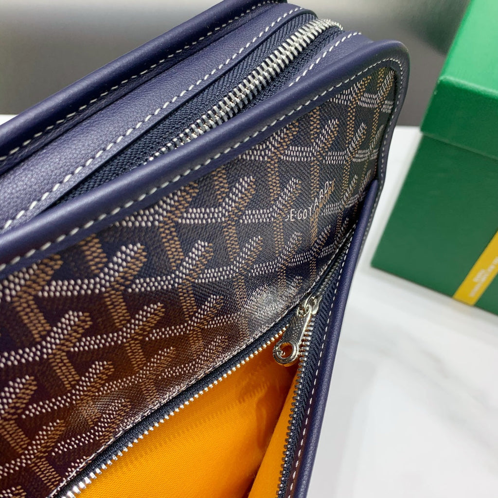 Goyard Jouvence GM Toilet Bag GY020208 Navy Blue
