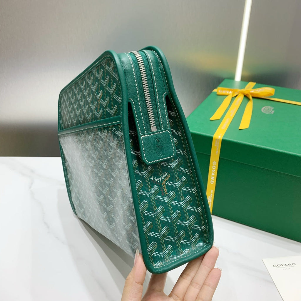 Goyard Jouvence GM Toilet Bag GY020208 Green