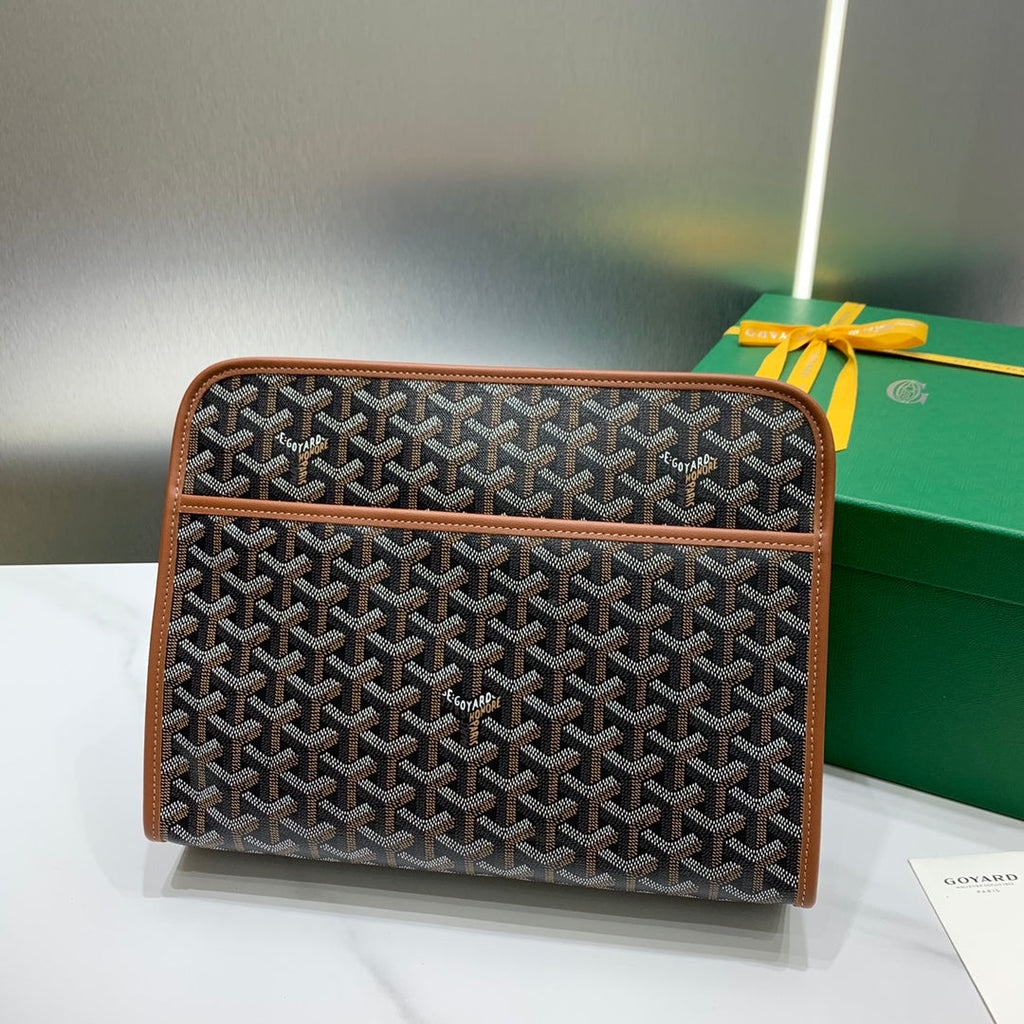 Goyard Jouvence GM Toilet Bag GY020208 Tan