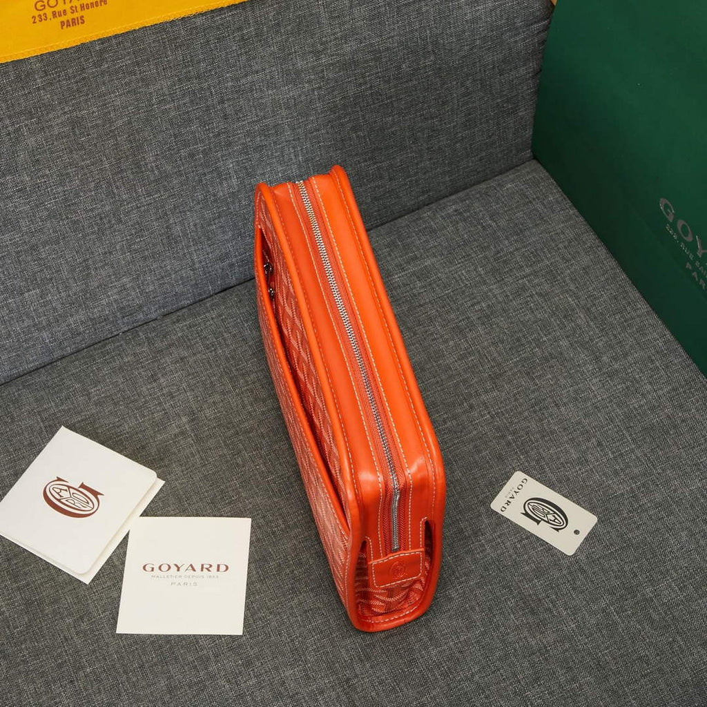 Goyard Jouvence MM Toilet Bag GY020207 Orange