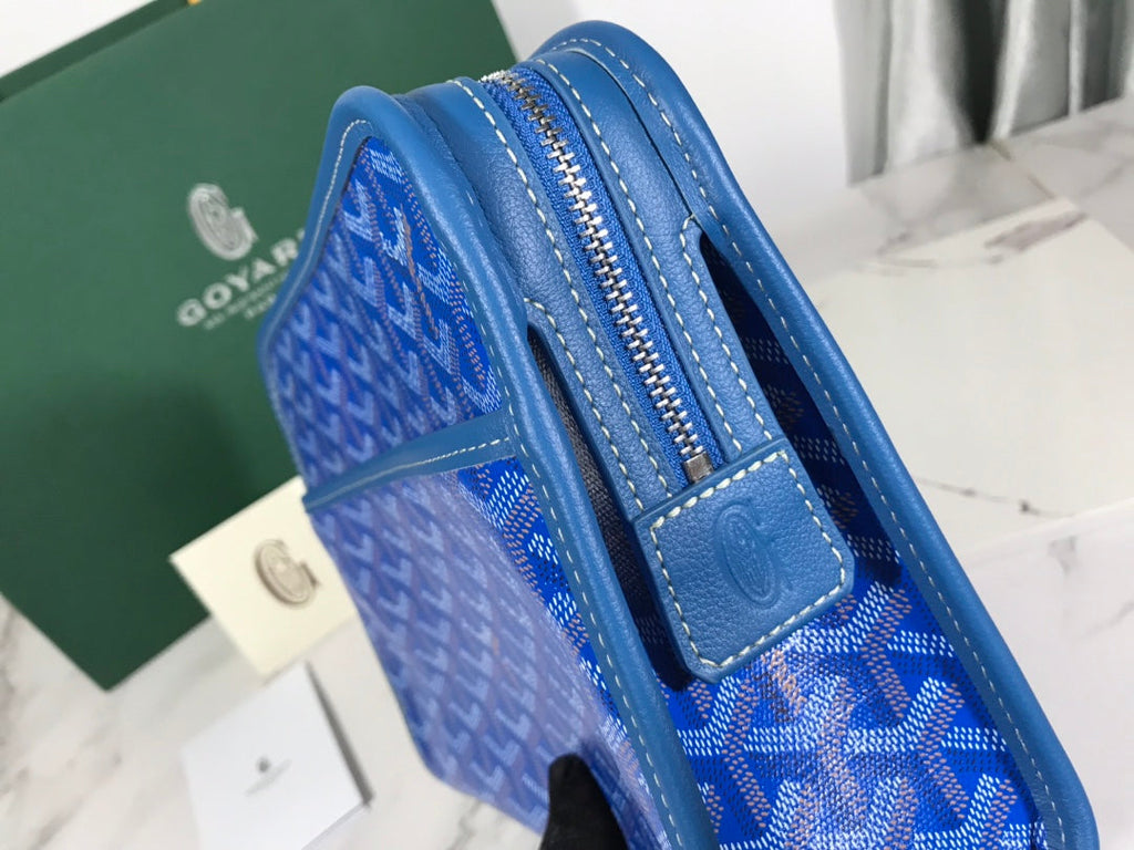 Goyard Jouvence MM Toilet Bag GY020207 Blue