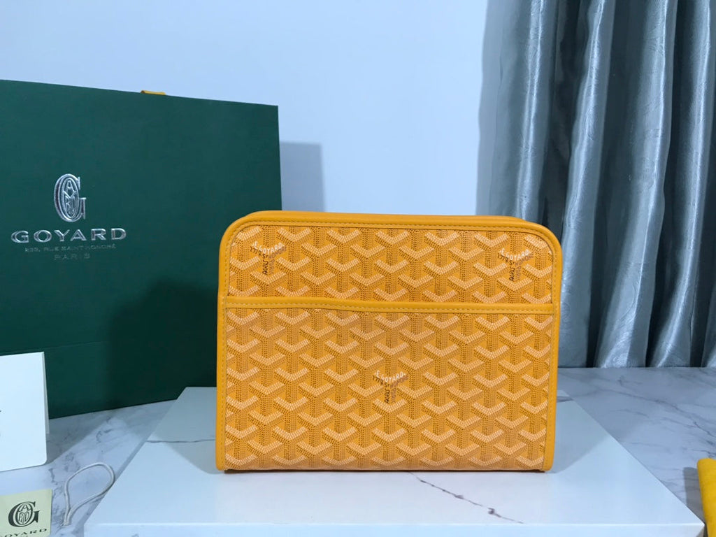 Goyard Jouvence MM Toilet Bag GY020207 Yellow