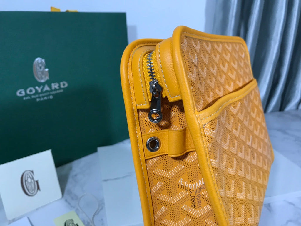 Goyard Jouvence MM Toilet Bag GY020207 Yellow