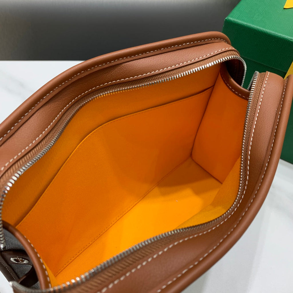Goyard Jouvence MM Toilet Bag GY020207 Tan