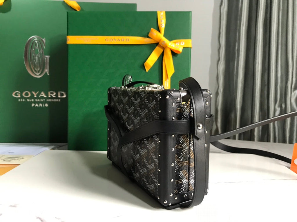 Goyard Minaudière Trunk Bag GY020290 Black