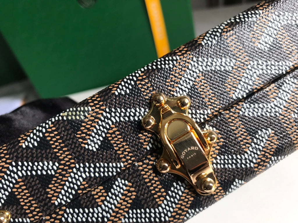 Goyard Minaudière Trunk Bag GY020290 Tan