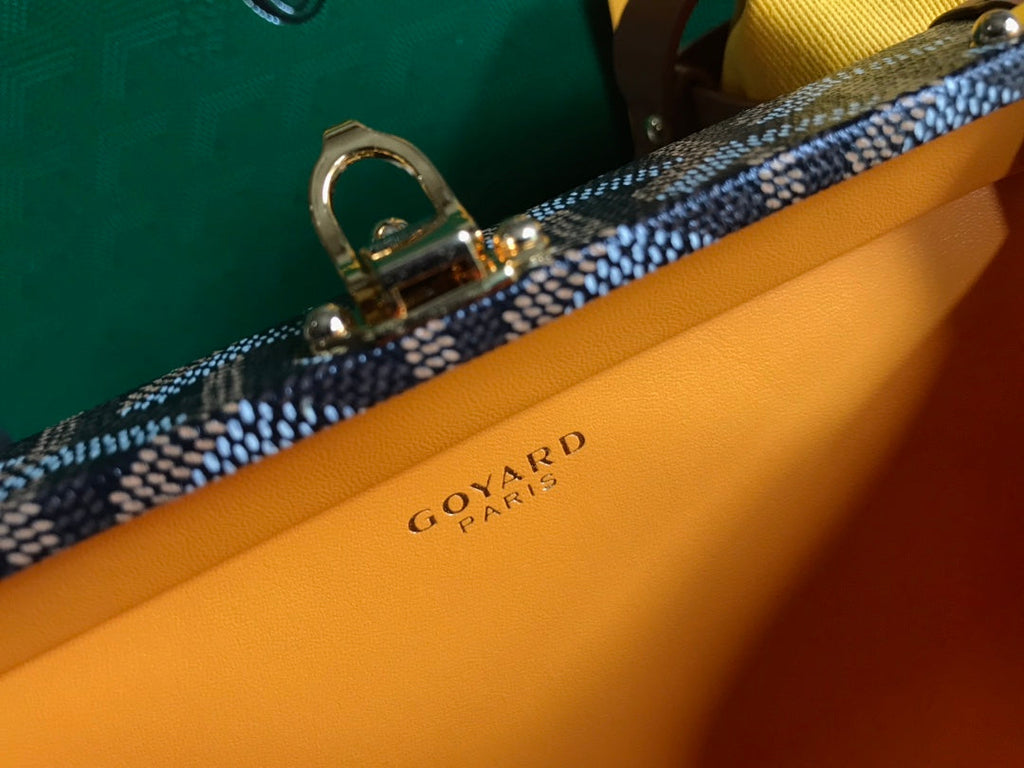 Goyard Minaudière Trunk Bag GY020290 Tan