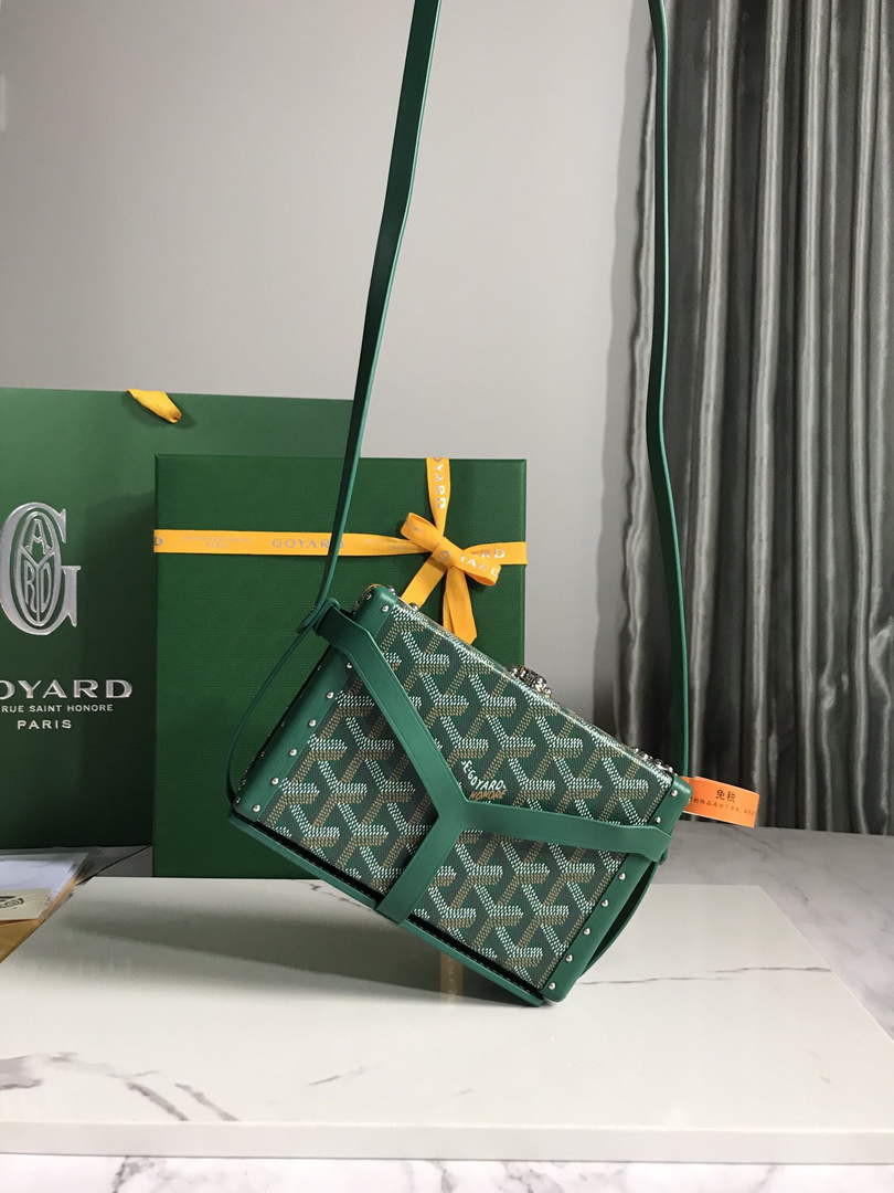 Goyard Minaudière Trunk Bag GY020290 Green