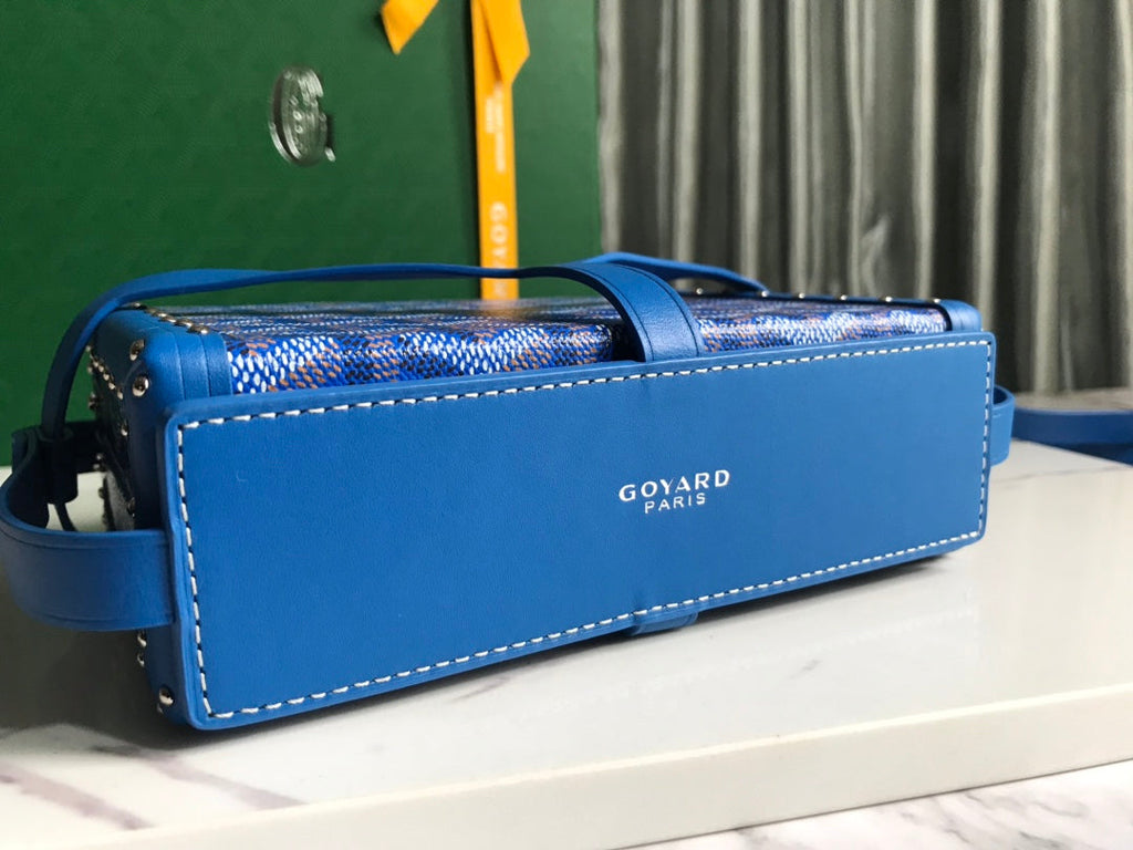 Goyard Minaudière Trunk Bag GY020290 Blue