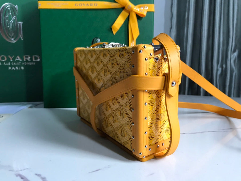 Goyard Minaudière Trunk Bag GY020290 Yellow