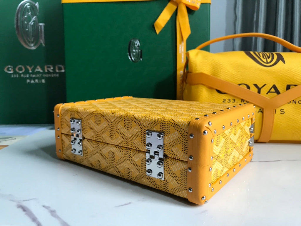 Goyard Minaudière Trunk Bag GY020290 Yellow