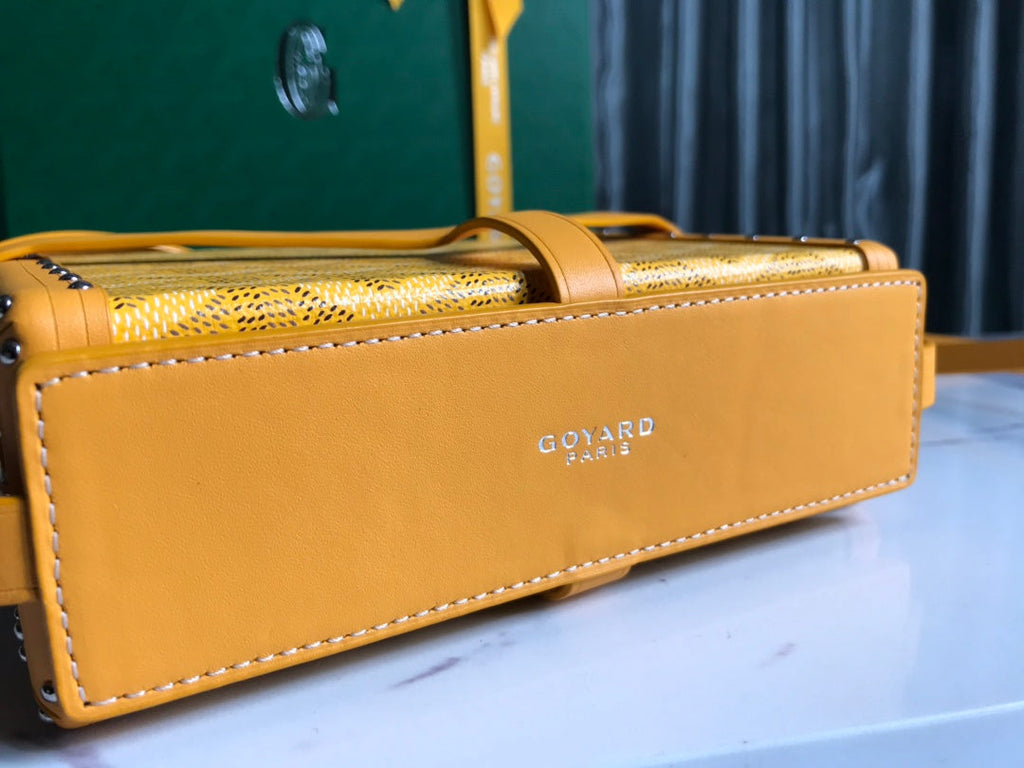 Goyard Minaudière Trunk Bag GY020290 Yellow