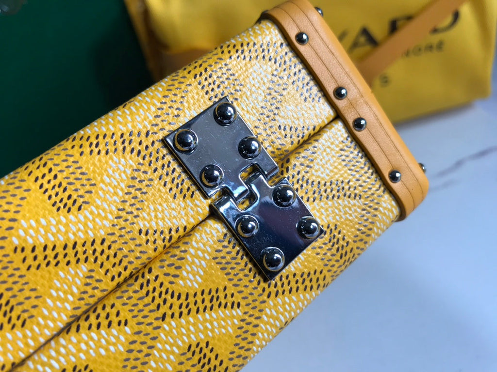 Goyard Minaudière Trunk Bag GY020290 Yellow