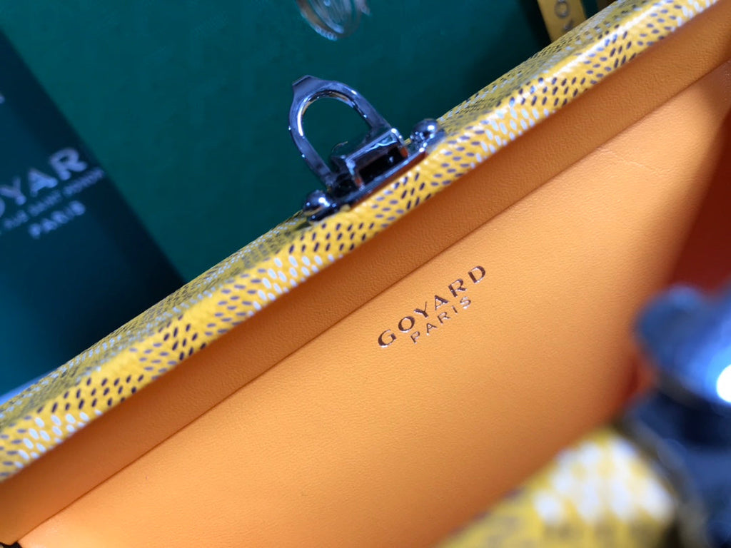Goyard Minaudière Trunk Bag GY020290 Yellow