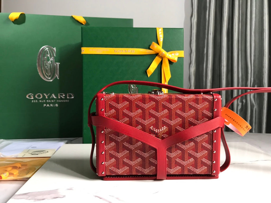 Goyard Minaudière Trunk Bag GY020290 Red