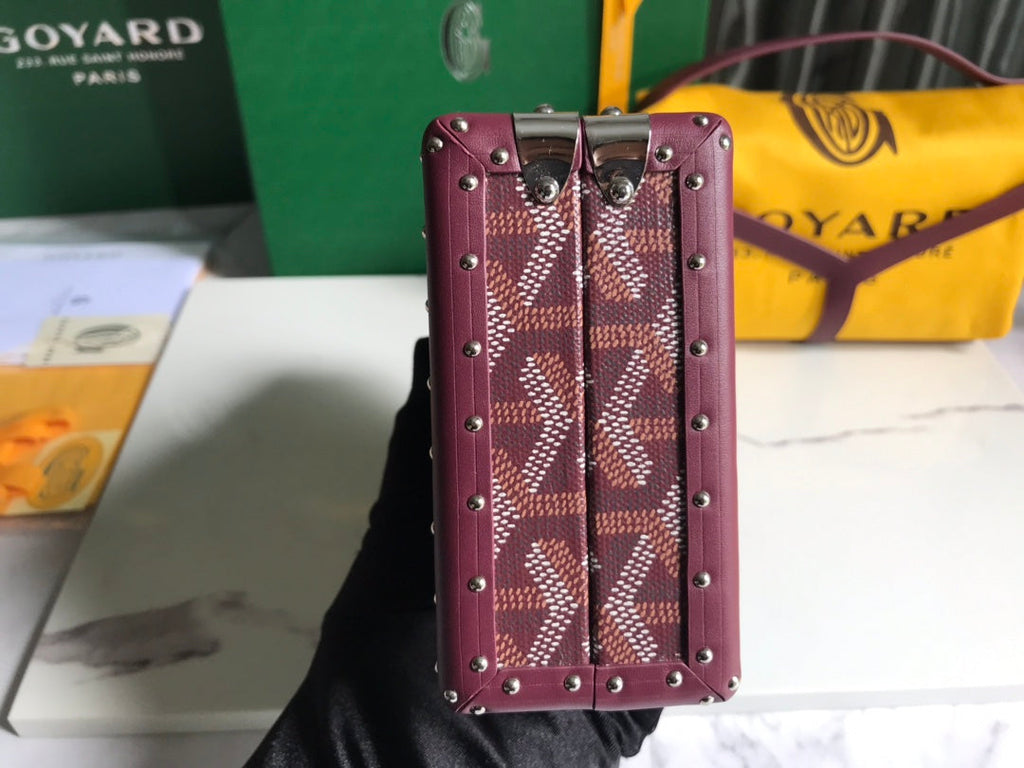 Goyard Minaudière Trunk Bag GY020290 Purple