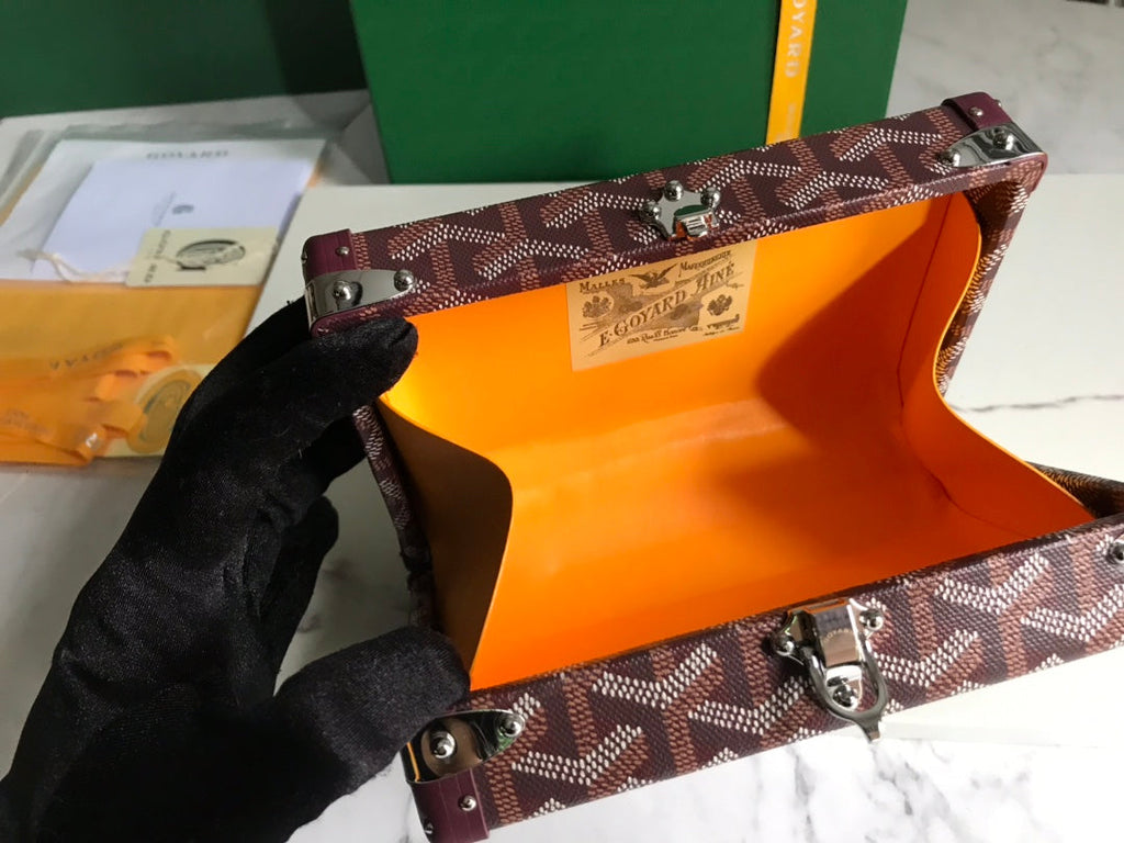 Goyard Minaudière Trunk Bag GY020290 Purple