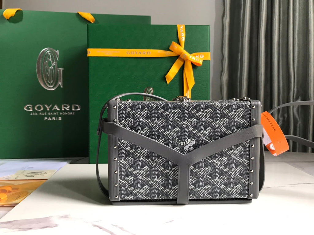 Goyard Minaudière Trunk Bag GY020290 Gray
