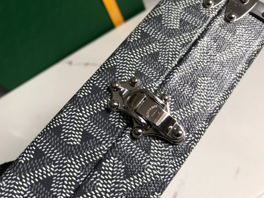 Goyard Minaudière Trunk Bag GY020290 Gray