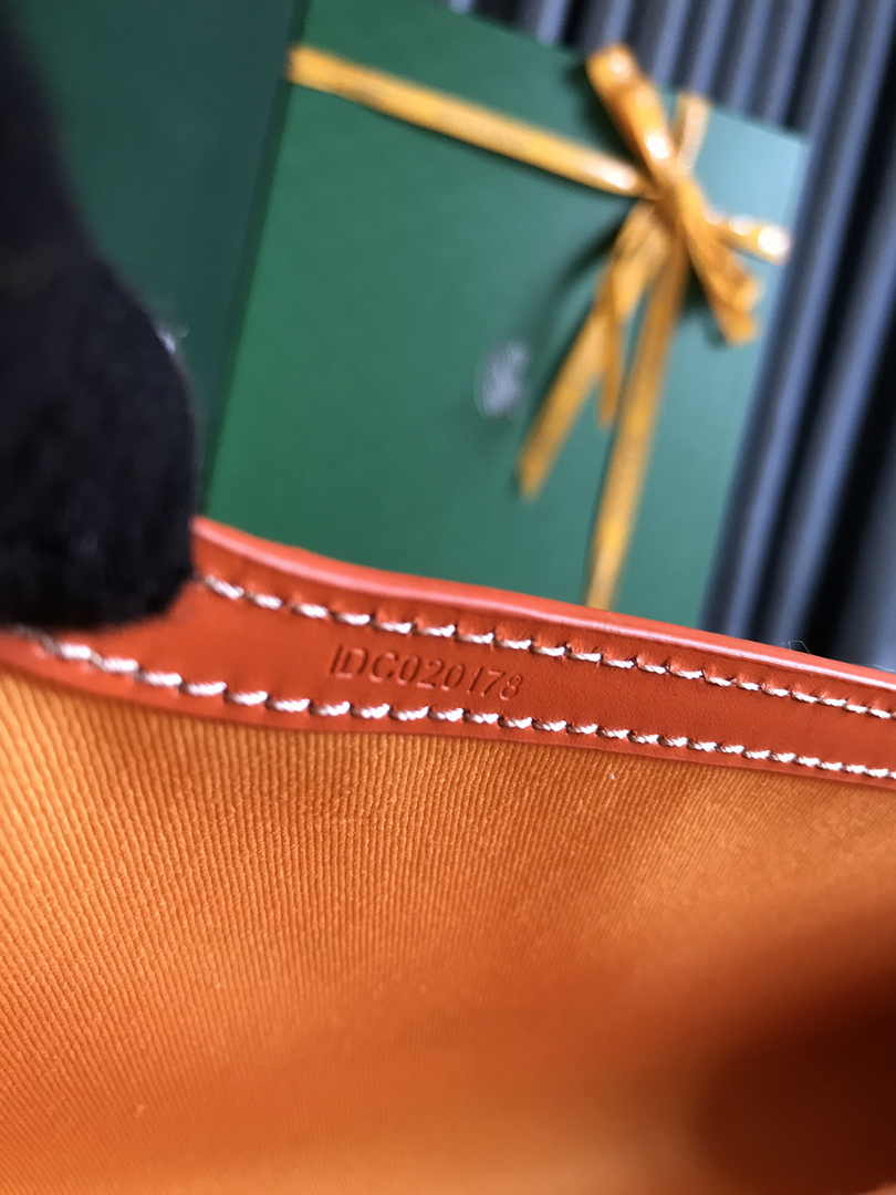 Goyard Monte-Carlo PM Clutch 020178 Goyardine Canvas Orange