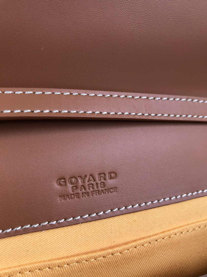 Goyard Monte-Carlo PM Clutch 020178 Goyardine Canvas Brown