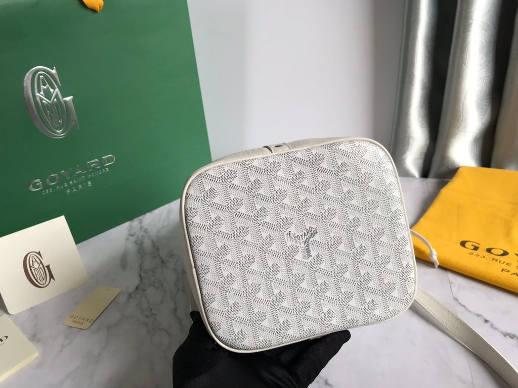 Goyard Petit Flot Bucket Bag GY020850 White