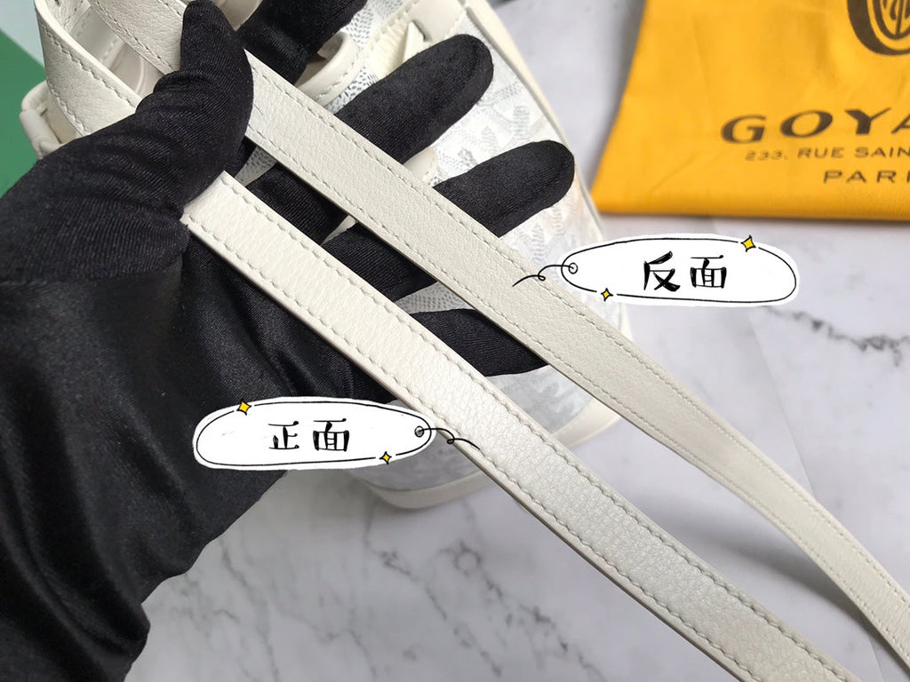Goyard Petit Flot Bucket Bag GY020850 White