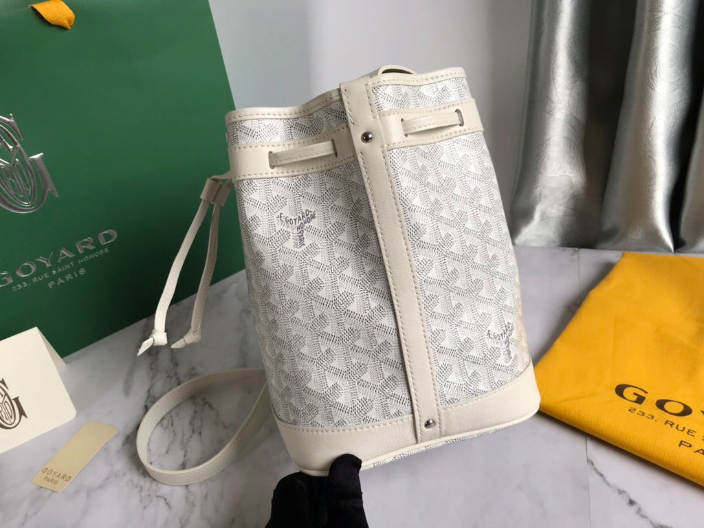 Goyard Petit Flot Bucket Bag GY020850 White