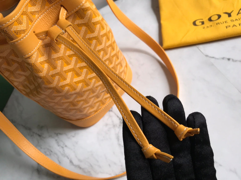 Goyard Petit Flot Bucket Bag GY020850 Yellow