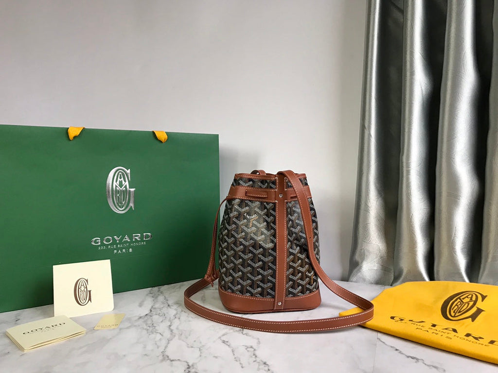 Goyard Petit Flot Bucket Bag GY020850 Tan