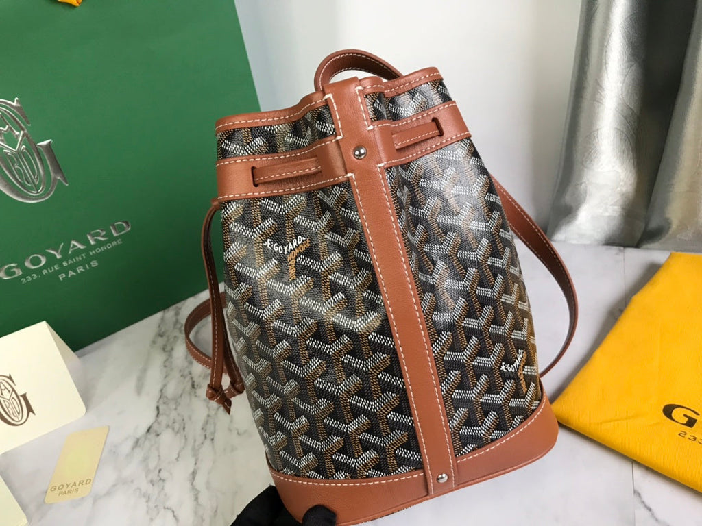 Goyard Petit Flot Bucket Bag GY020850 Tan