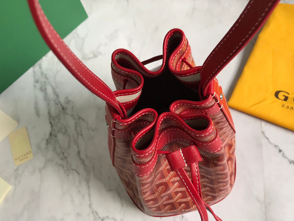 Goyard Petit Flot Bucket Bag GY020850 Red