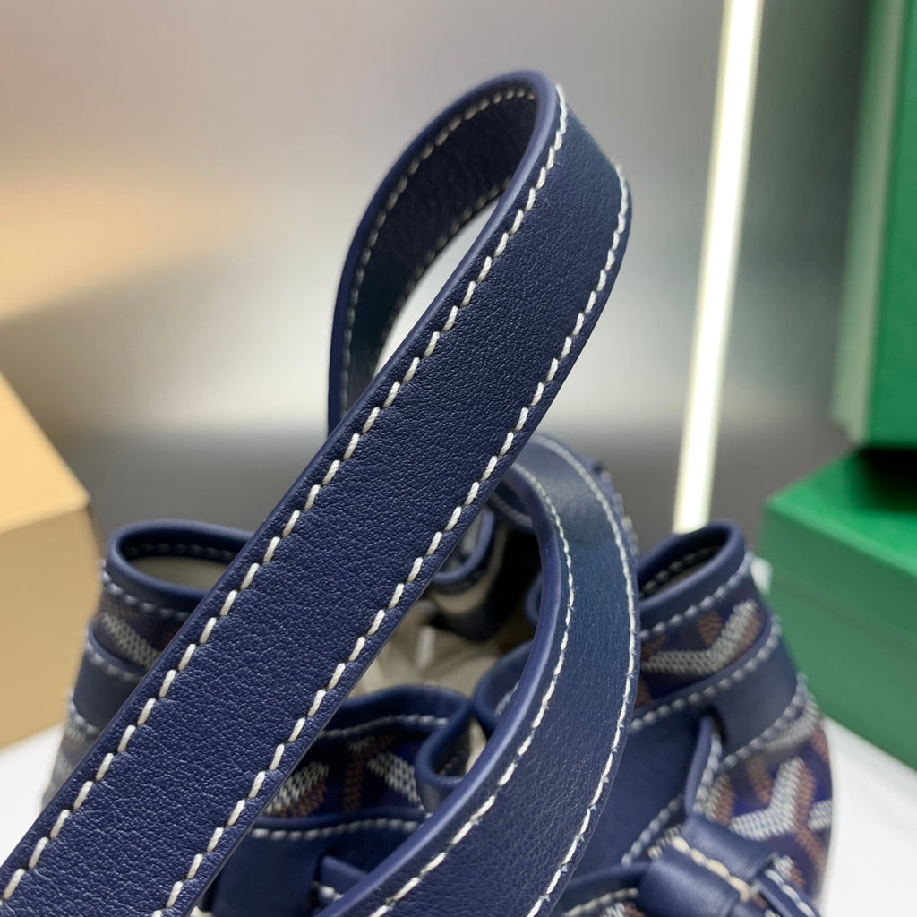 Goyard Petit Flot Bucket Bag GY020850 Navy Blue