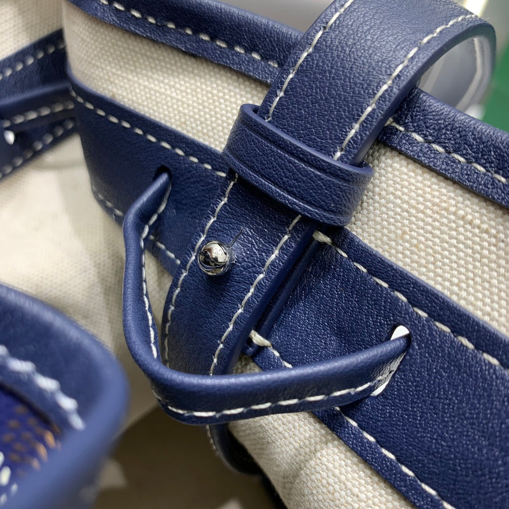 Goyard Petit Flot Bucket Bag GY020850 Navy Blue