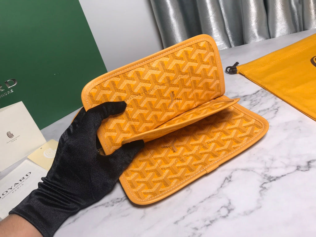 Goyard Plumet Pocket Wallet GY020188 Yellow