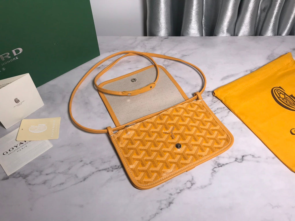 Goyard Plumet Pocket Wallet GY020188 Yellow