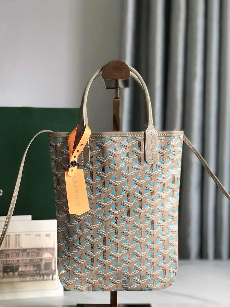 Goyard Poitiers Claire-Voie Bag GY020187 Beige Blue