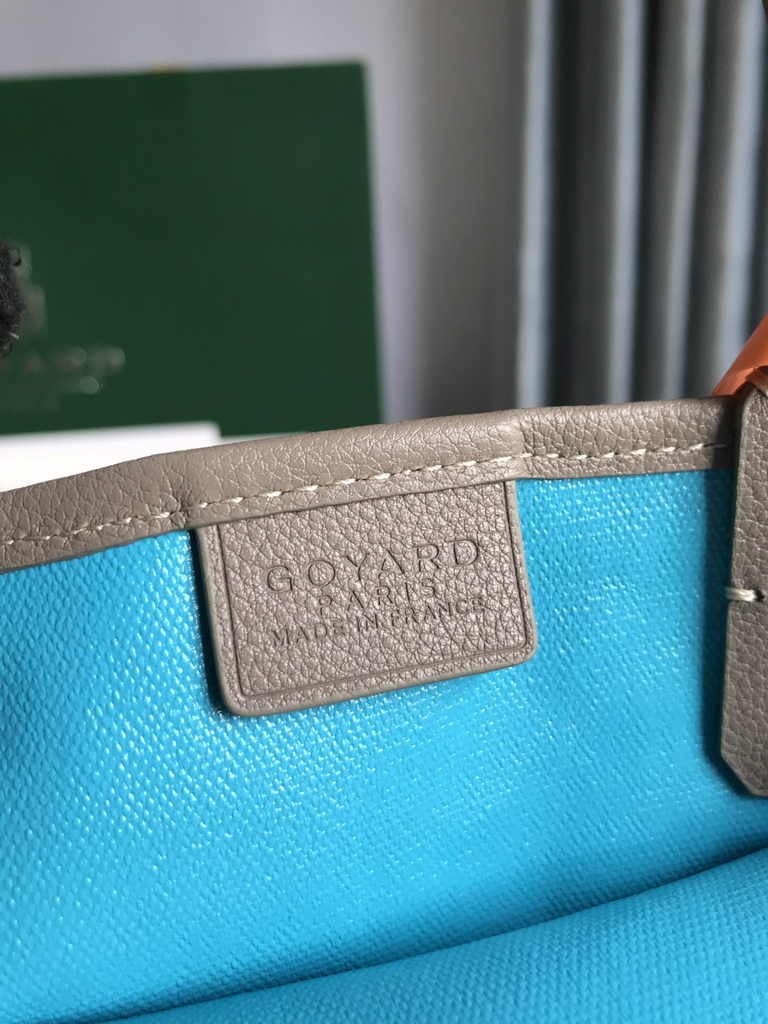 Goyard Poitiers Claire-Voie Bag GY020187 Beige Blue