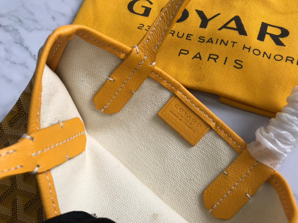 Goyard Poitiers Claire-Voie Bag GY020187 Yellow