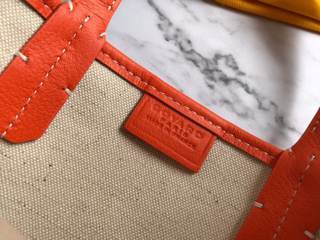 Goyard Poitiers Claire-Voie Bag GY020187 Orange