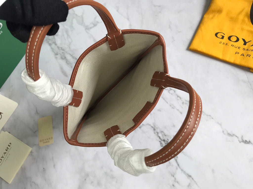 Goyard Poitiers Claire-Voie Bag GY020187 Tan