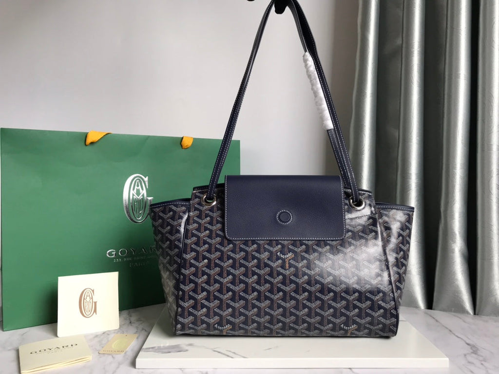 Goyard Rouette PM Tote Bag GY026685 Navy Blue