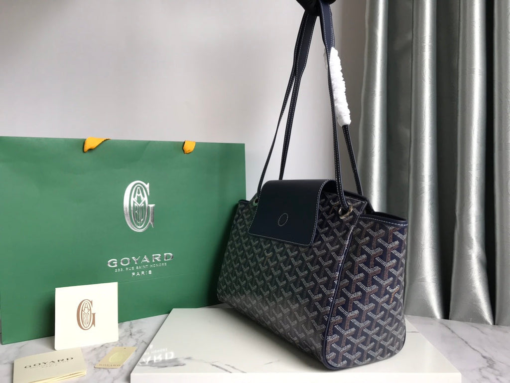 Goyard Rouette PM Tote Bag GY026685 Navy Blue