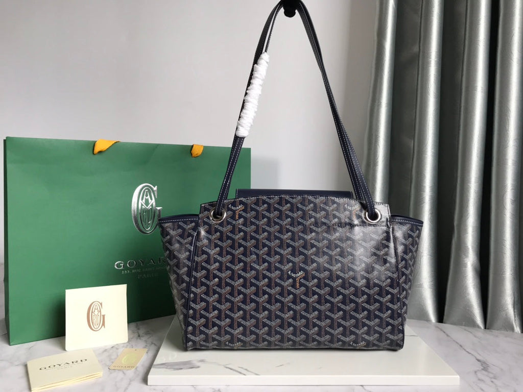 Goyard Rouette PM Tote Bag GY026685 Navy Blue