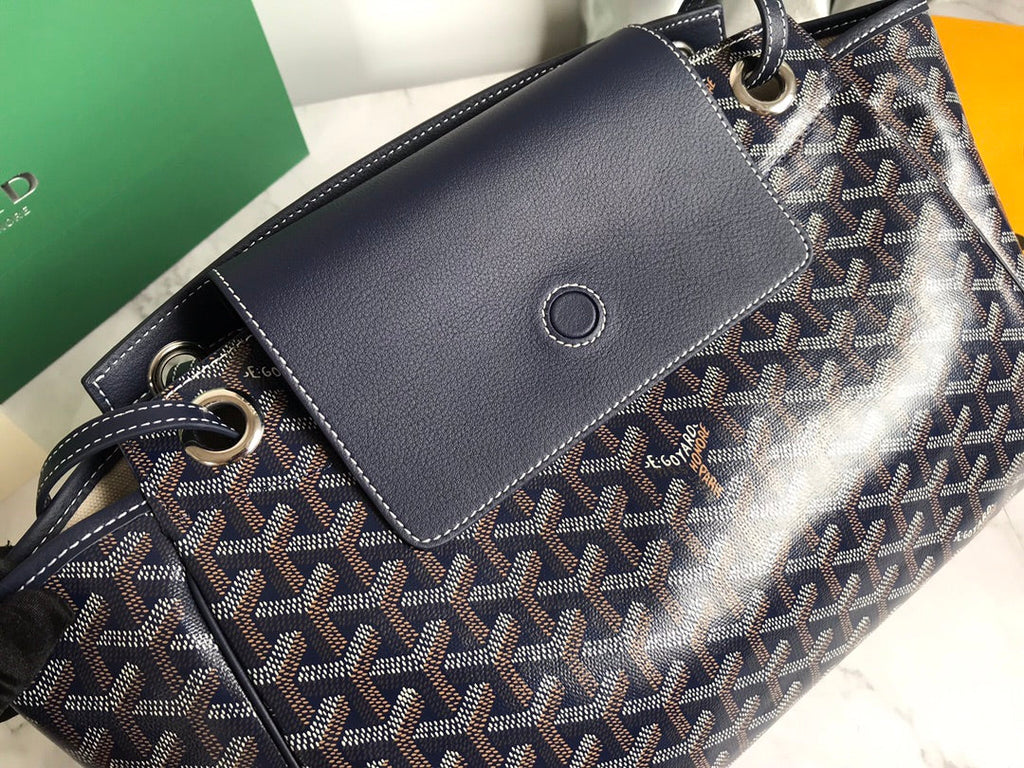 Goyard Rouette PM Tote Bag GY026685 Navy Blue