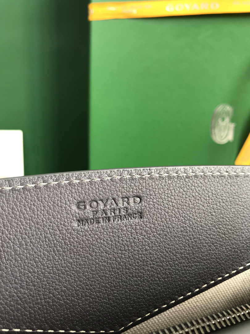 Goyard Rouette Structuré Mini Bag 020234 Goyardine Canvas Gray