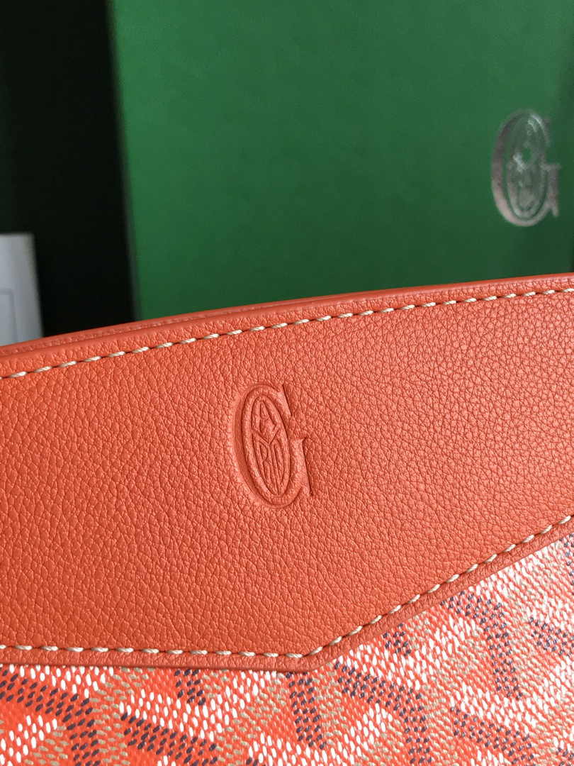 Goyard Rouette Structuré Mini Bag 020234 Goyardine Canvas Orange